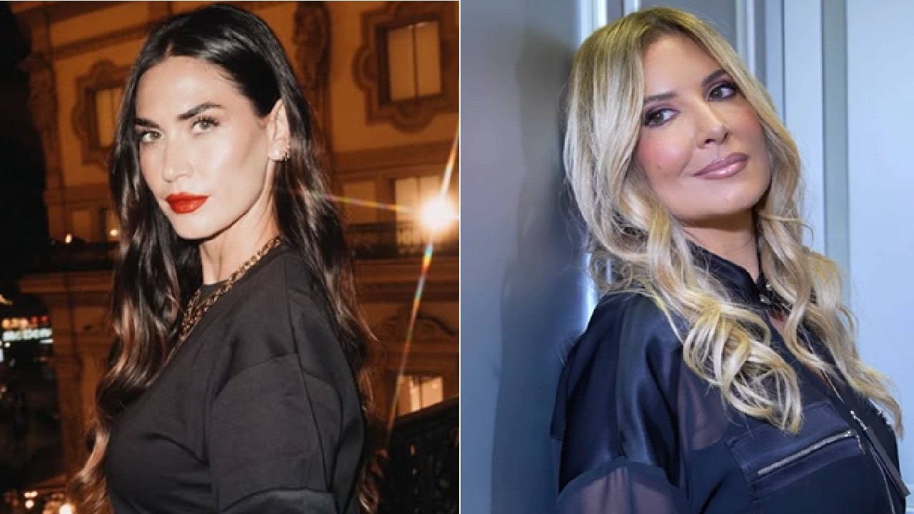 Melissa Satta e Selvaggia Lucarelli, collage