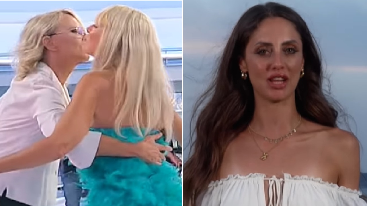 Alessandra Mussolini e la nuova tronista Angeloni Giorgia