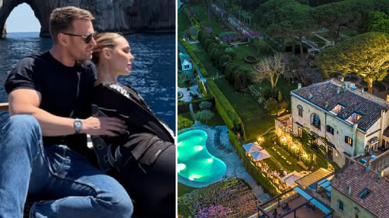 Ilary Blasi e Bastian Muller contenti