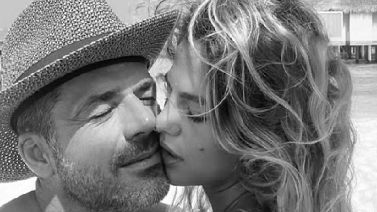 Luca Argentero e Cristina Marino in bianco e nero