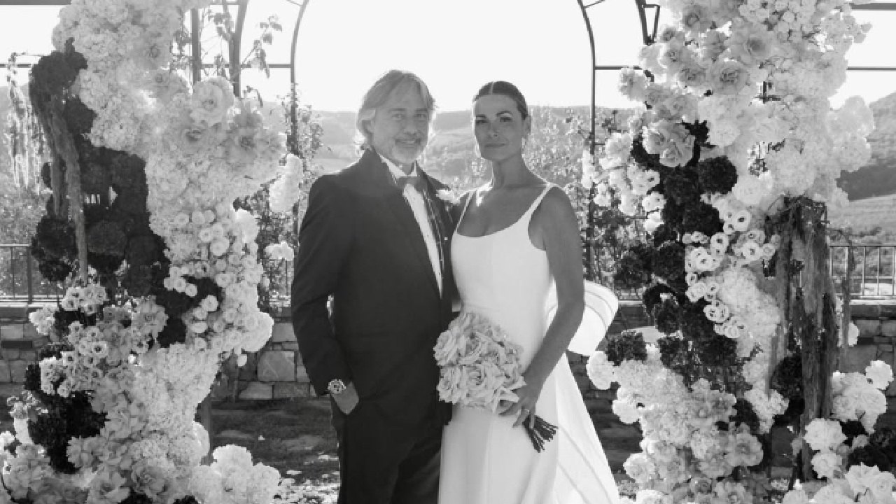 Vanessa Incontrada e Rossano Laurini, fiori