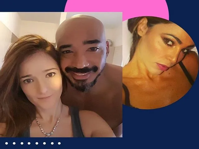 cecilia capriotti e amaurys perez con moglie