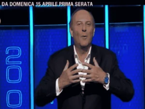 gerry scotti a the wall