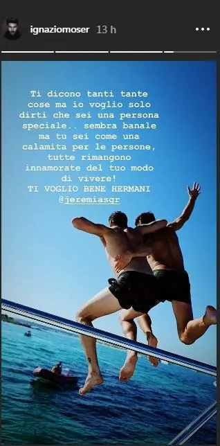 Ignazio cognato Jeremias tuffo