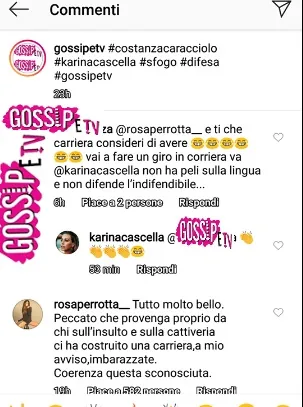 karina cascella vs rosa perrotta