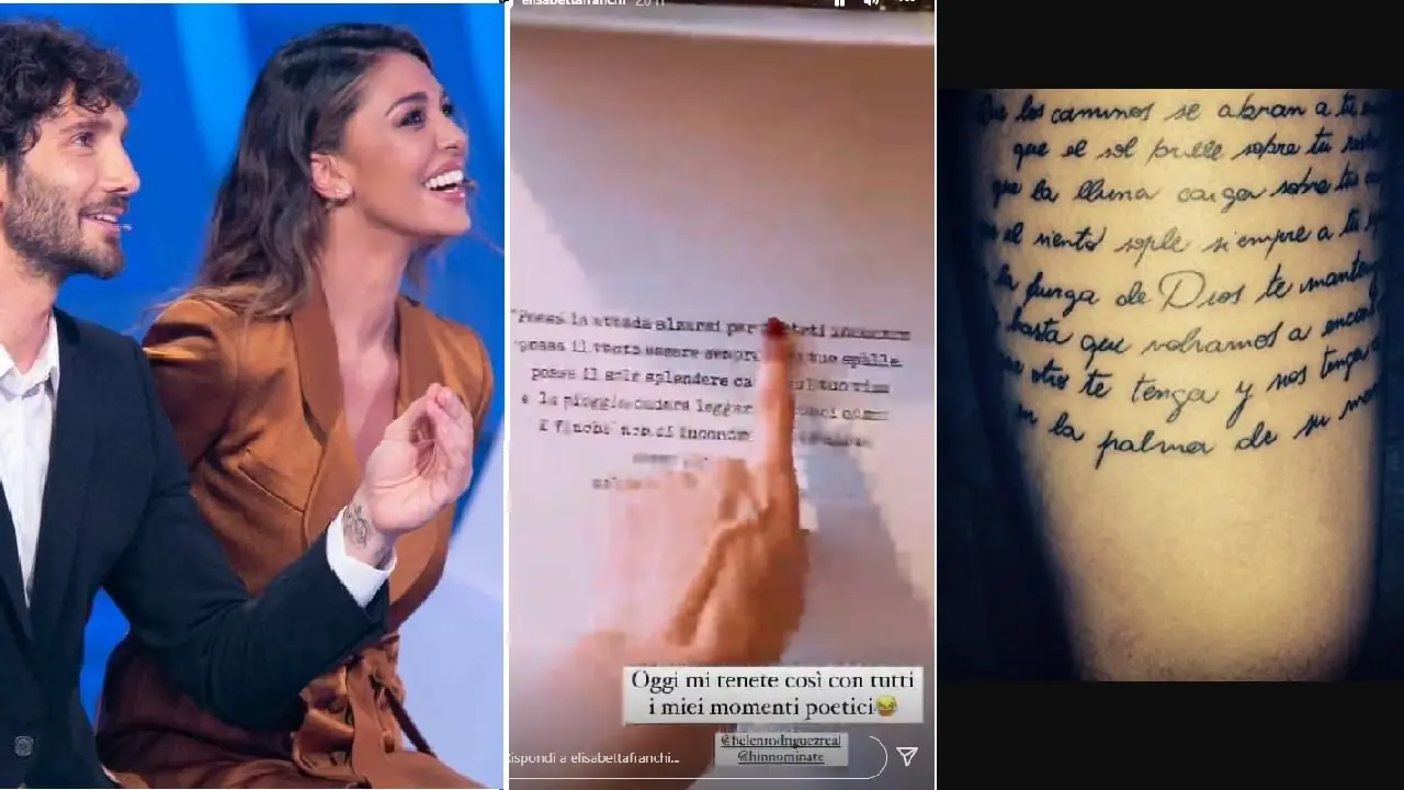 Belen e Stefano, quel tatuaggio che fa discutere