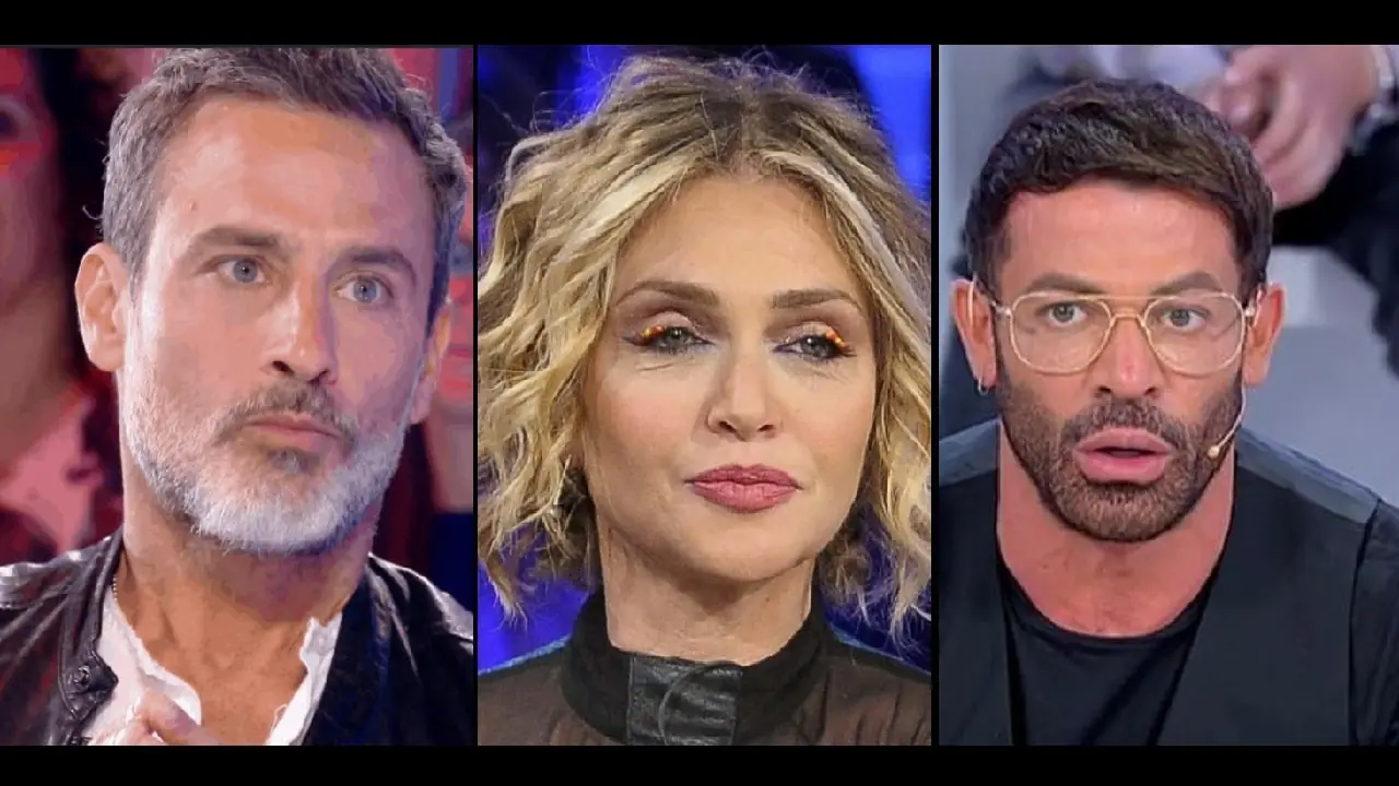 Gianni Sperti Paola Barale Raz Degan collage