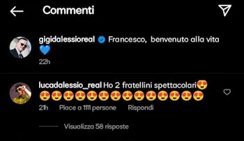 luca e gigi d'alessio instagram
