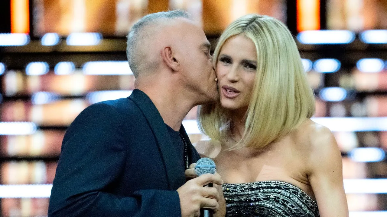 Eros Ramazzotti e Michelle Hunziker uniti e contenti