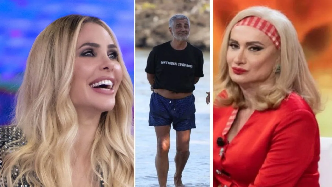 Ilary, Vladimir Luxuria e Gustavo all'Isola