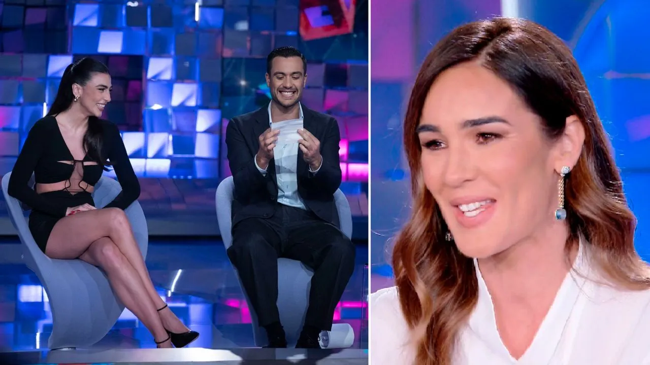 Giulia Salemi e Pretelli intervistati nel salotto di Verissimo