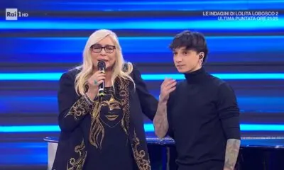 Ultimo e la conduttrice Mara Venier