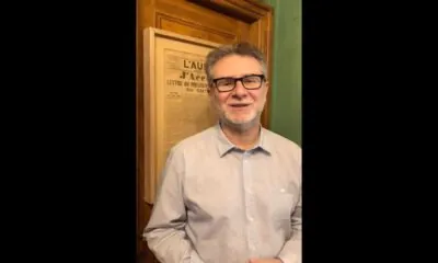 Saluto di Fabio Fazio ai fan