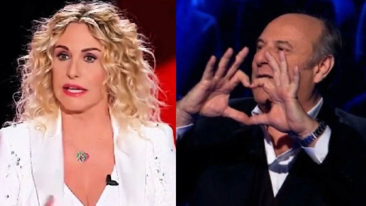 Gerry Scotti e Antonella Clerici, mugugni