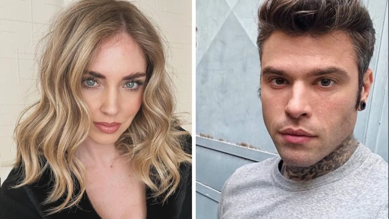 Chiara Ferragni e Fedez bionda castano