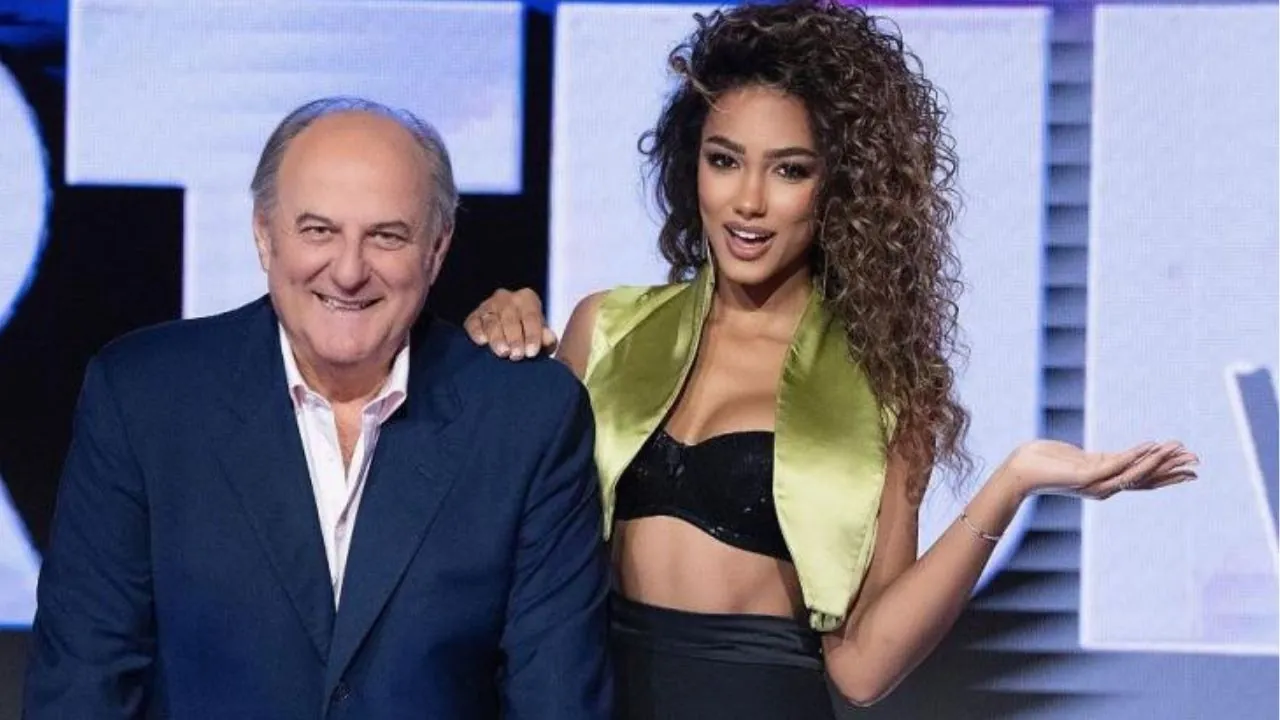 Samira Lui si sposa e Gerry Scotti fa il testimone