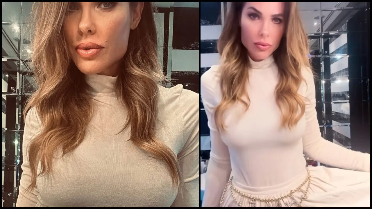 Ilary Blasi look sporty chic