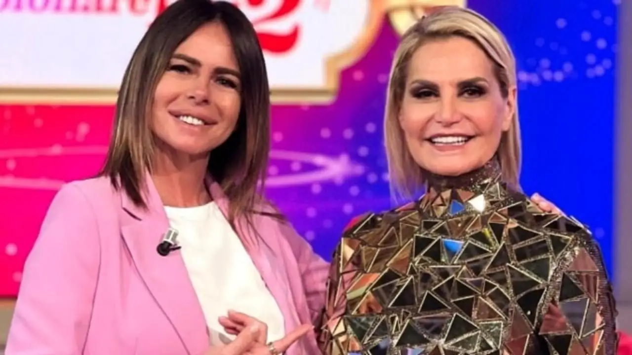 Paola Perego e Simona Ventura in tv