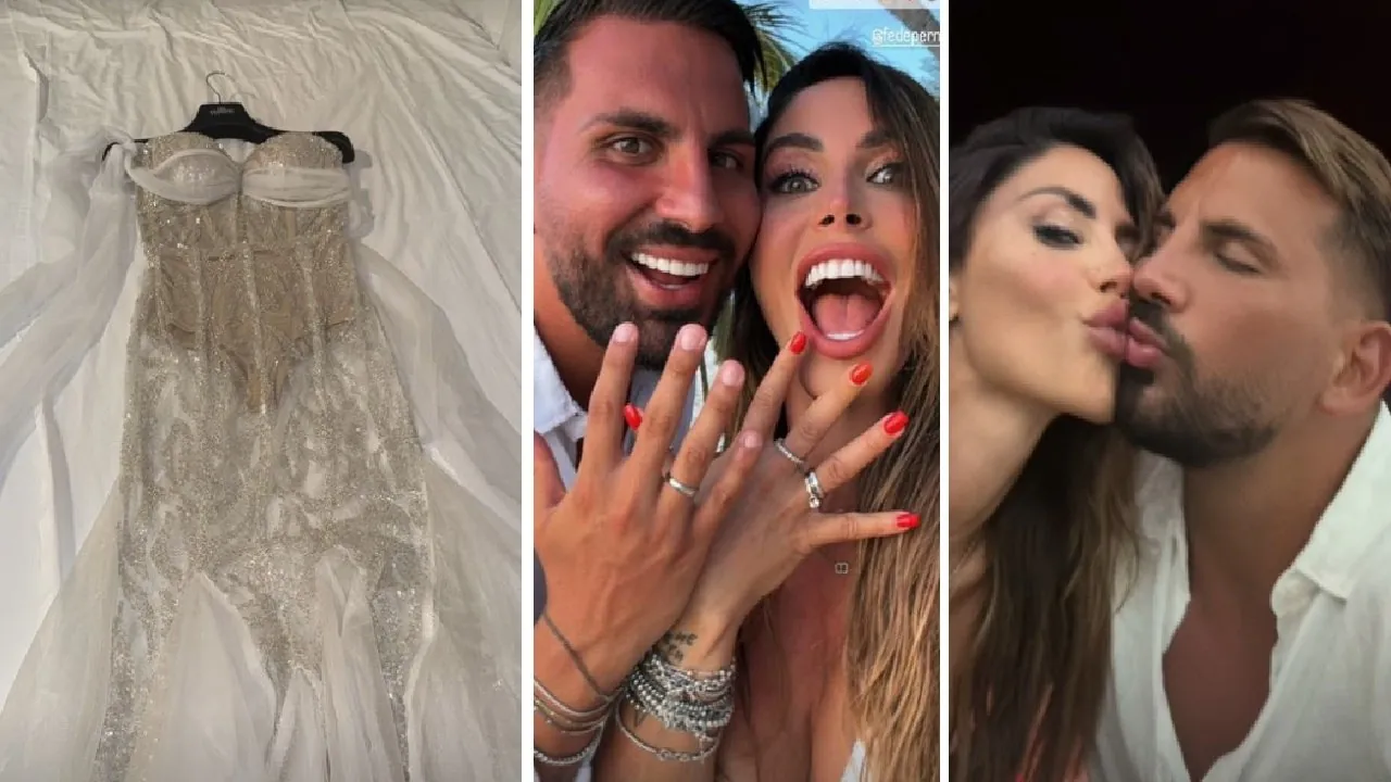 Guendalina Tavassi e Federico Perna, matrimonio.