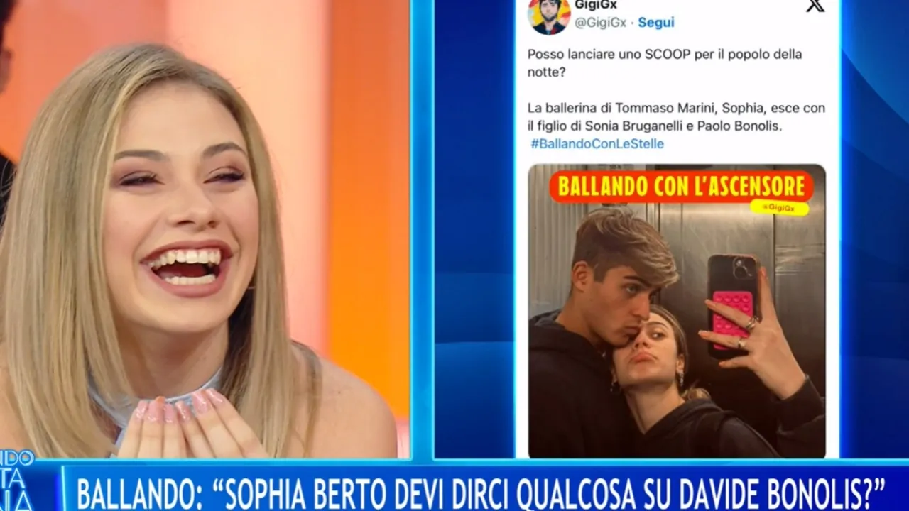 Sophia Berto su Davide Bonolis a La Volta Buona