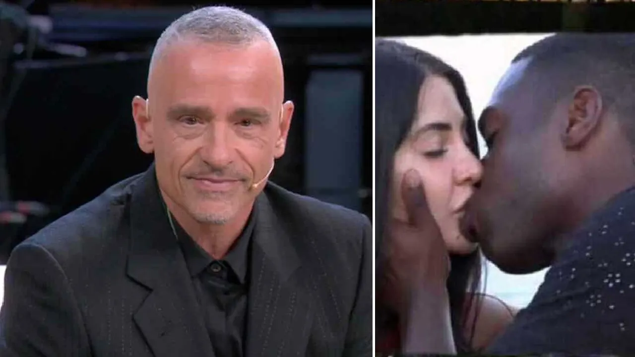 Eros Ramazzotti bacio Sofia Costantini