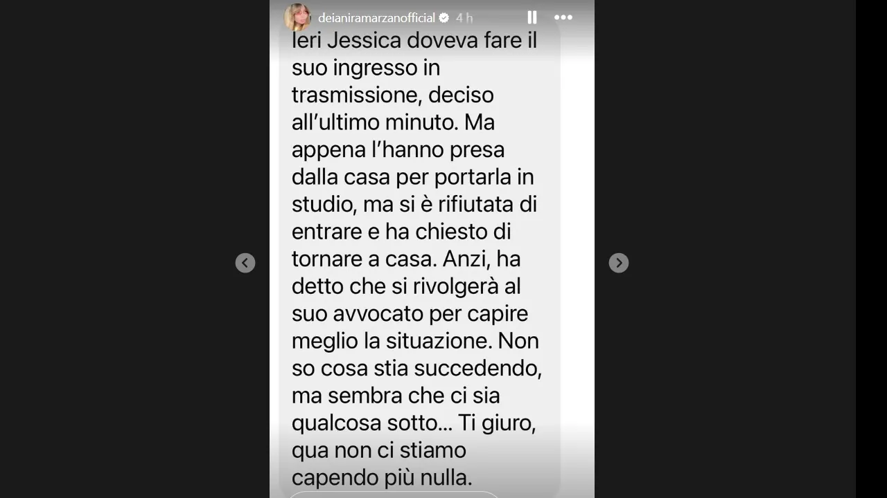 Jessica Moracchi uscita GF