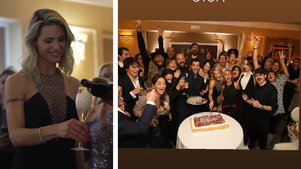 Michelle Hunziker party
