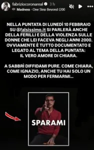 Fabrizio Corona spara a zero su Sabrina Ferilli