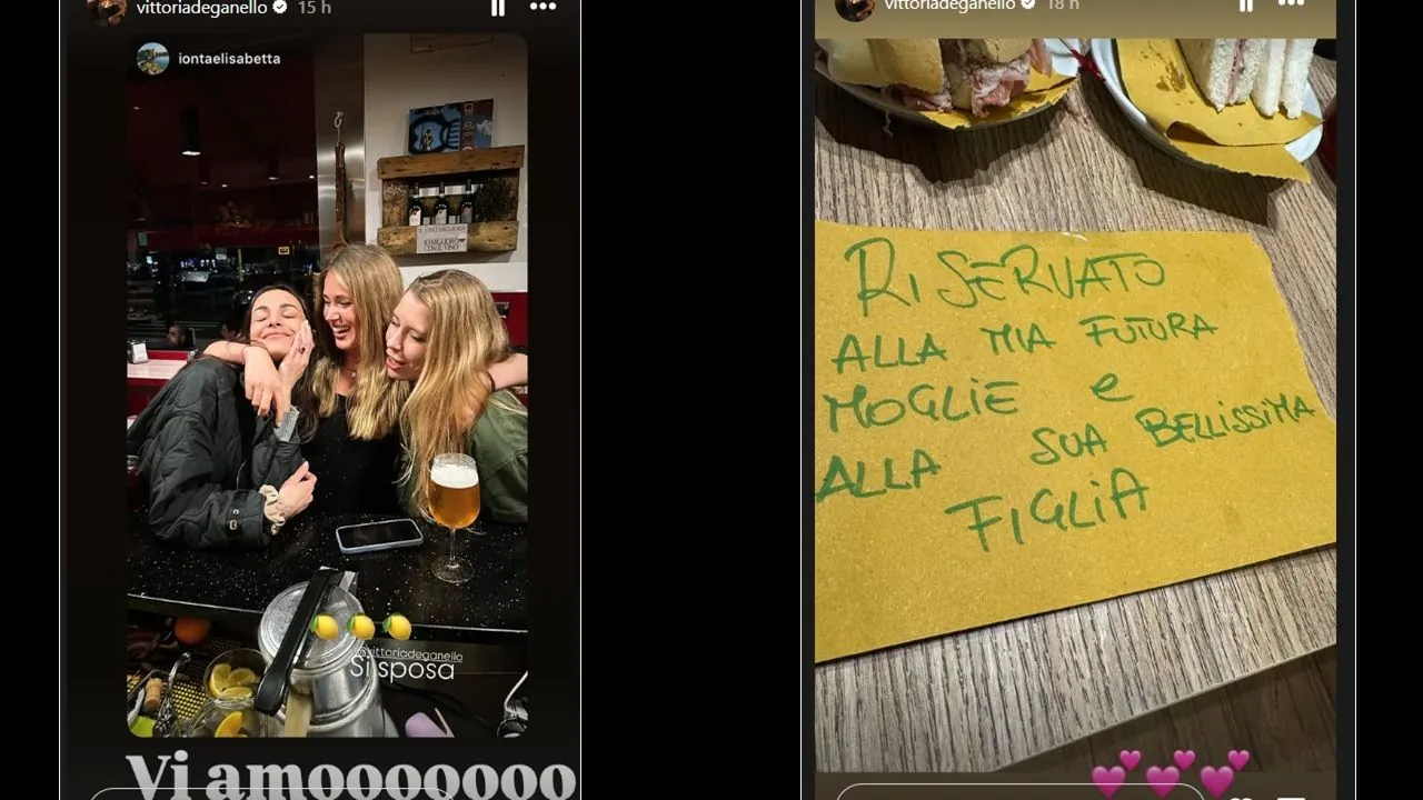 Vittoria Deganello al ristorante