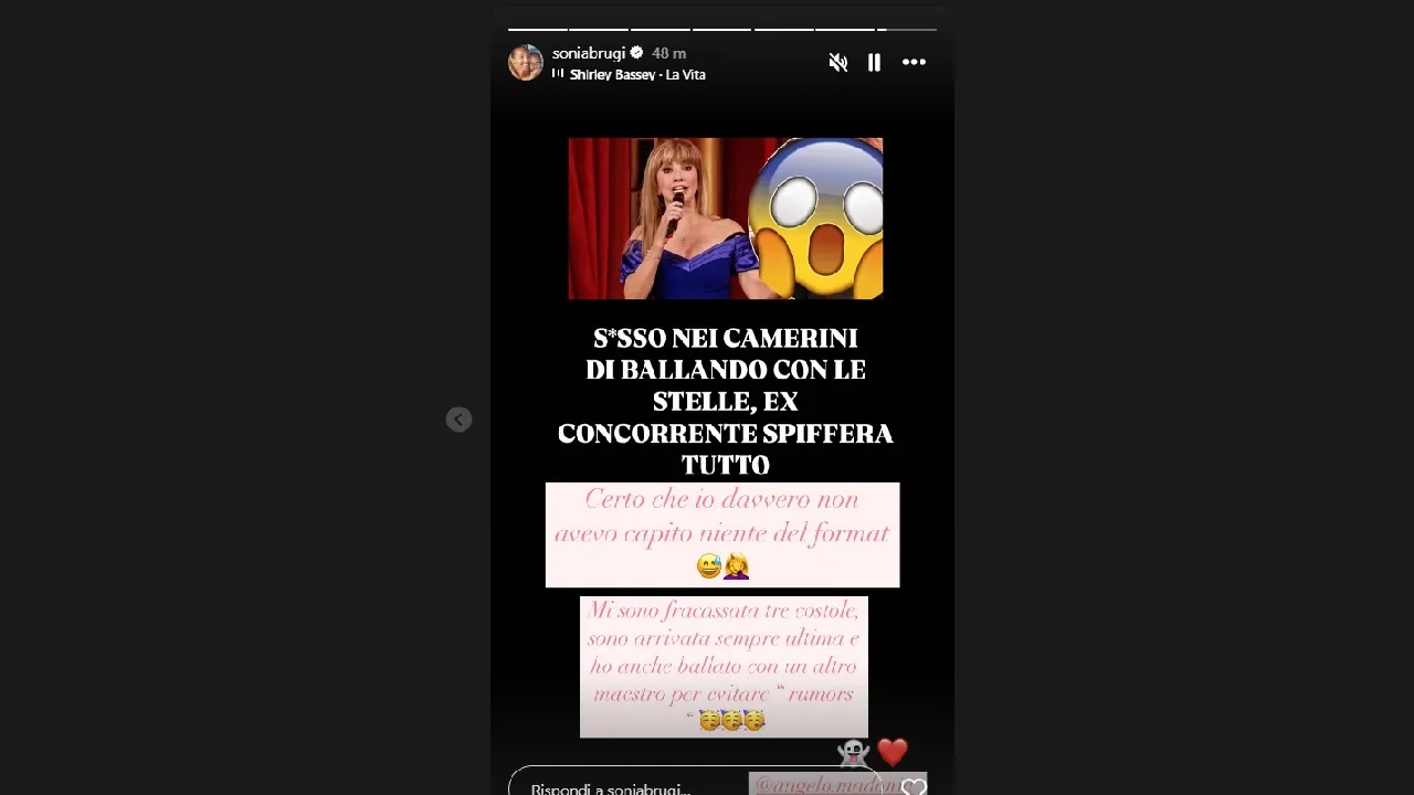 Sonia Bruganelli camerini ballando con le stelle