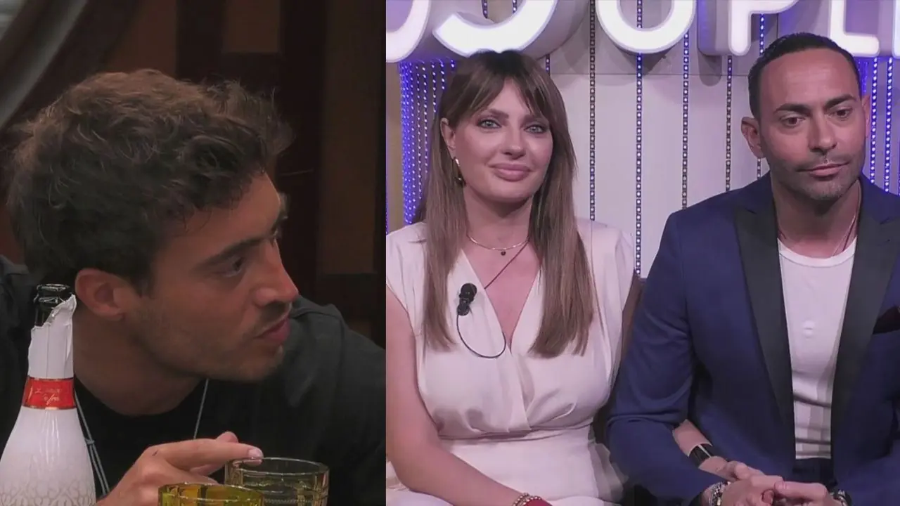 scontro tra antonino spinalbese e stefano oradei a the couple