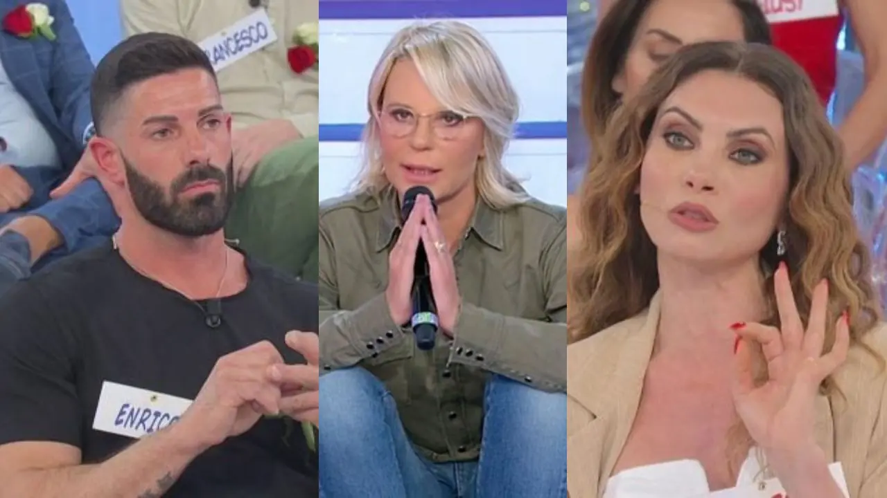 maria de filippi a uomini e donne asfalta agnese ed enrico