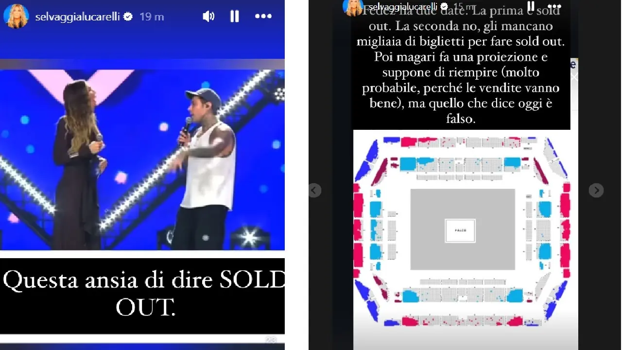 Ilary Blasi e Fedez sul palco a Molfetta