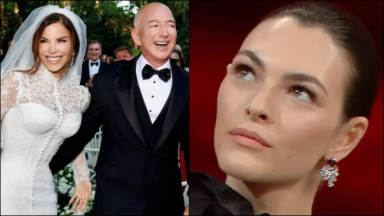 Vittoria Ceretti al matrimonio di Jeff Bezos e Lauren Sanchez