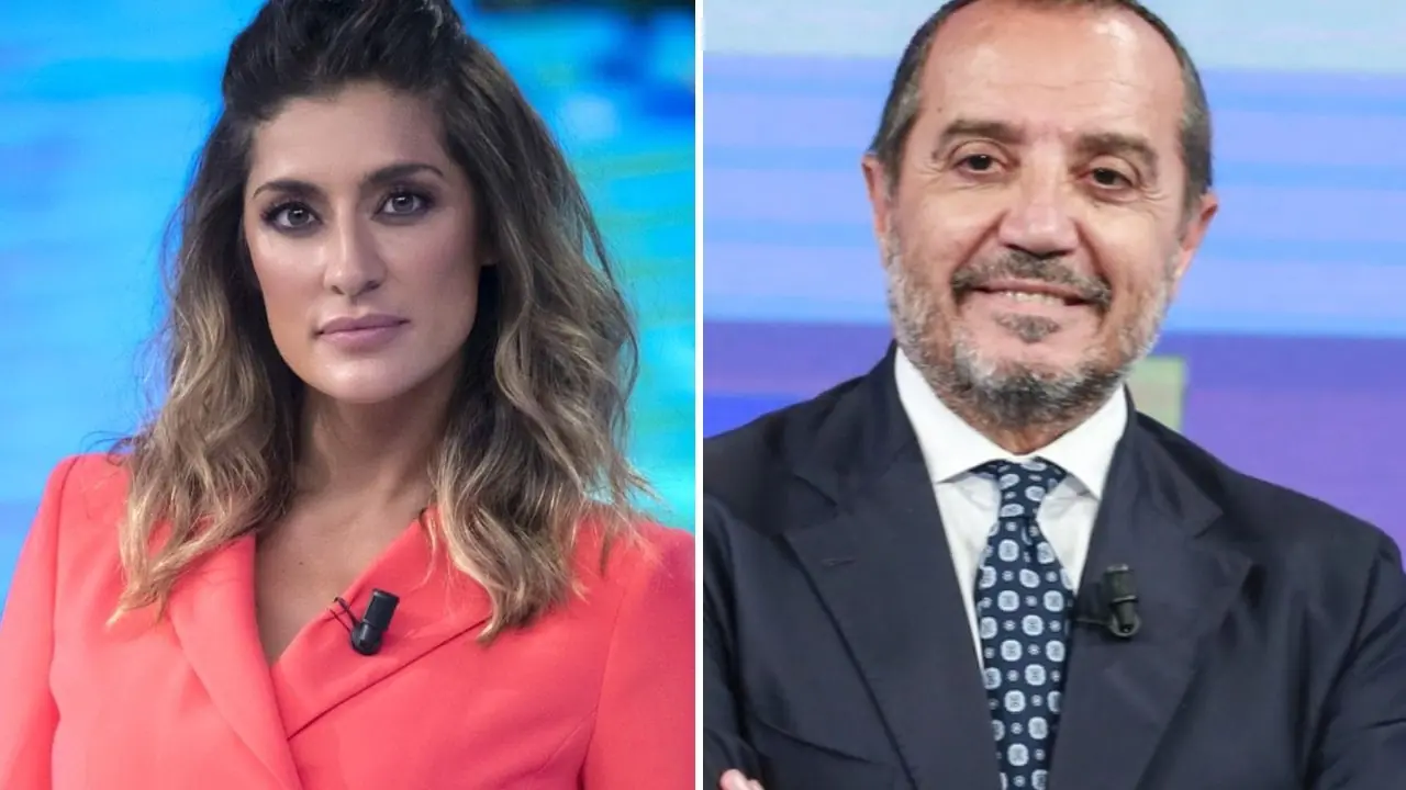 I due colleghi Elisa Isoardi e Franco Di Mare