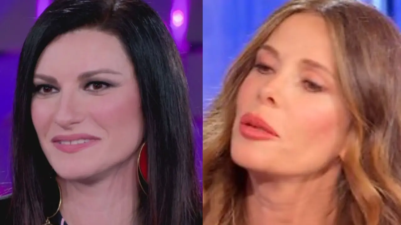 Alessia Marcuzzi e Laura Pausini