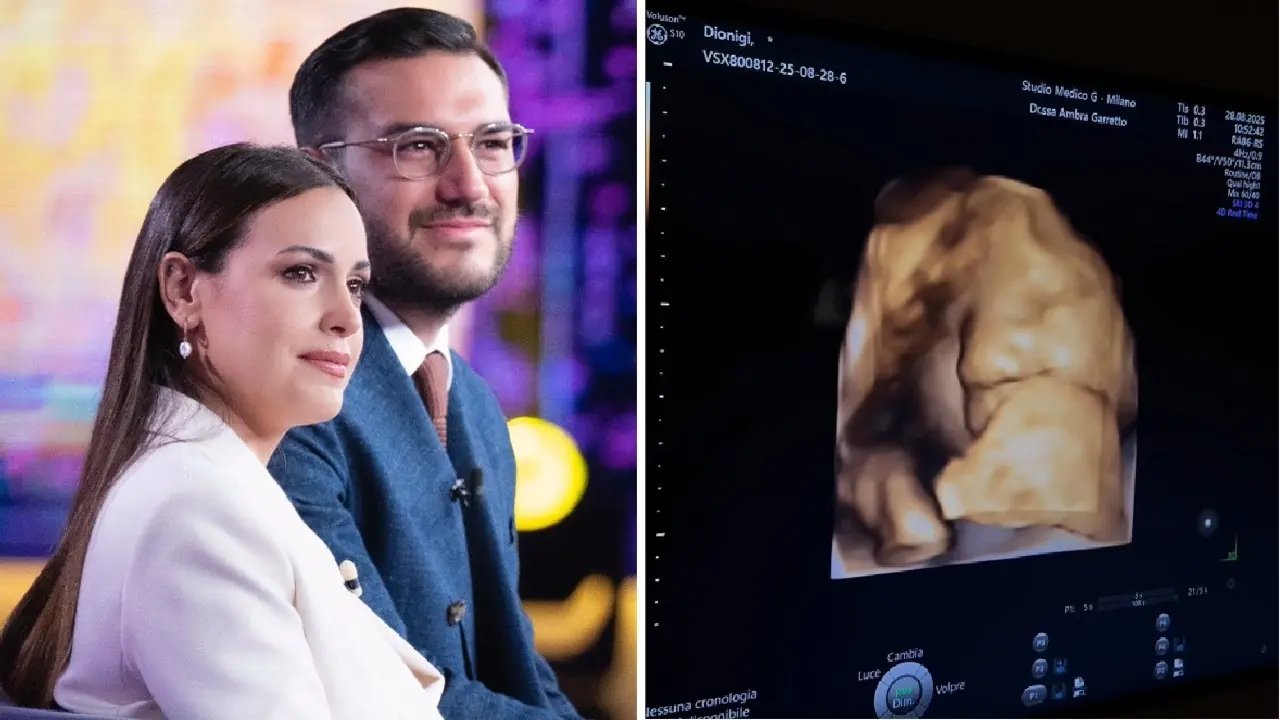 Lorenzo Riccardi Claudia Dionigi, immagine dell'ecografia