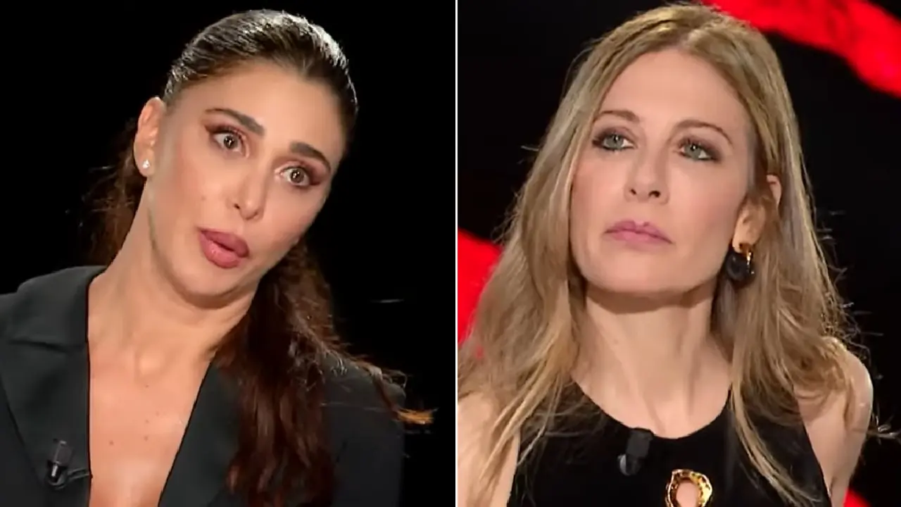 Belen intervistata a Belve