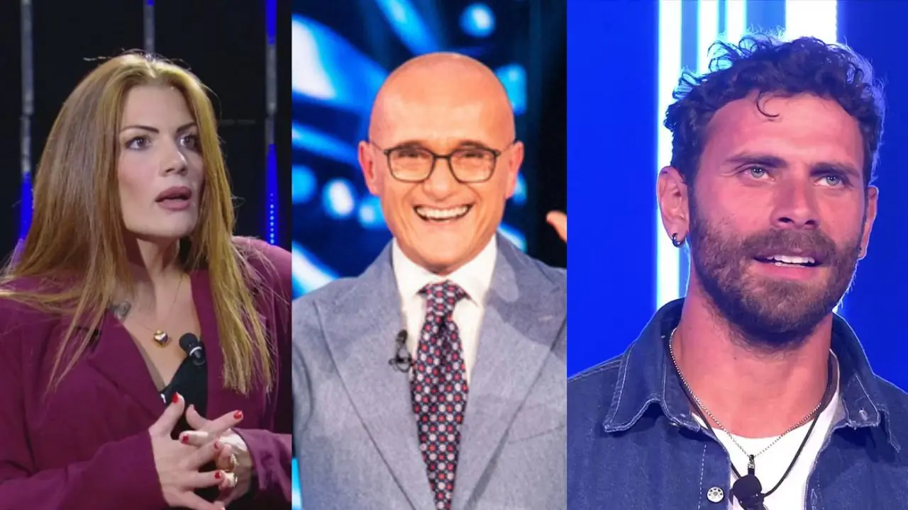 Domenico e la fidanzata Valentina nella terza puntata del Grande Fratello