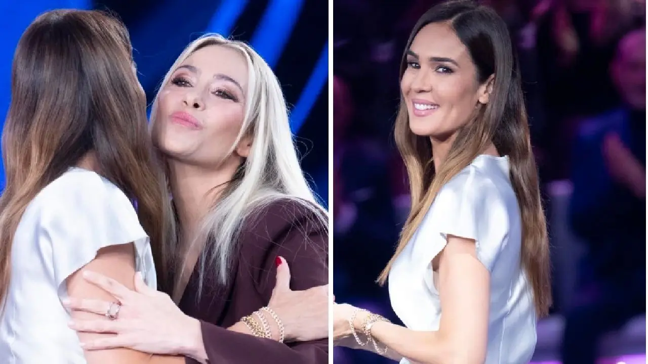 Martina Stella bacia Silvia Toffanin
