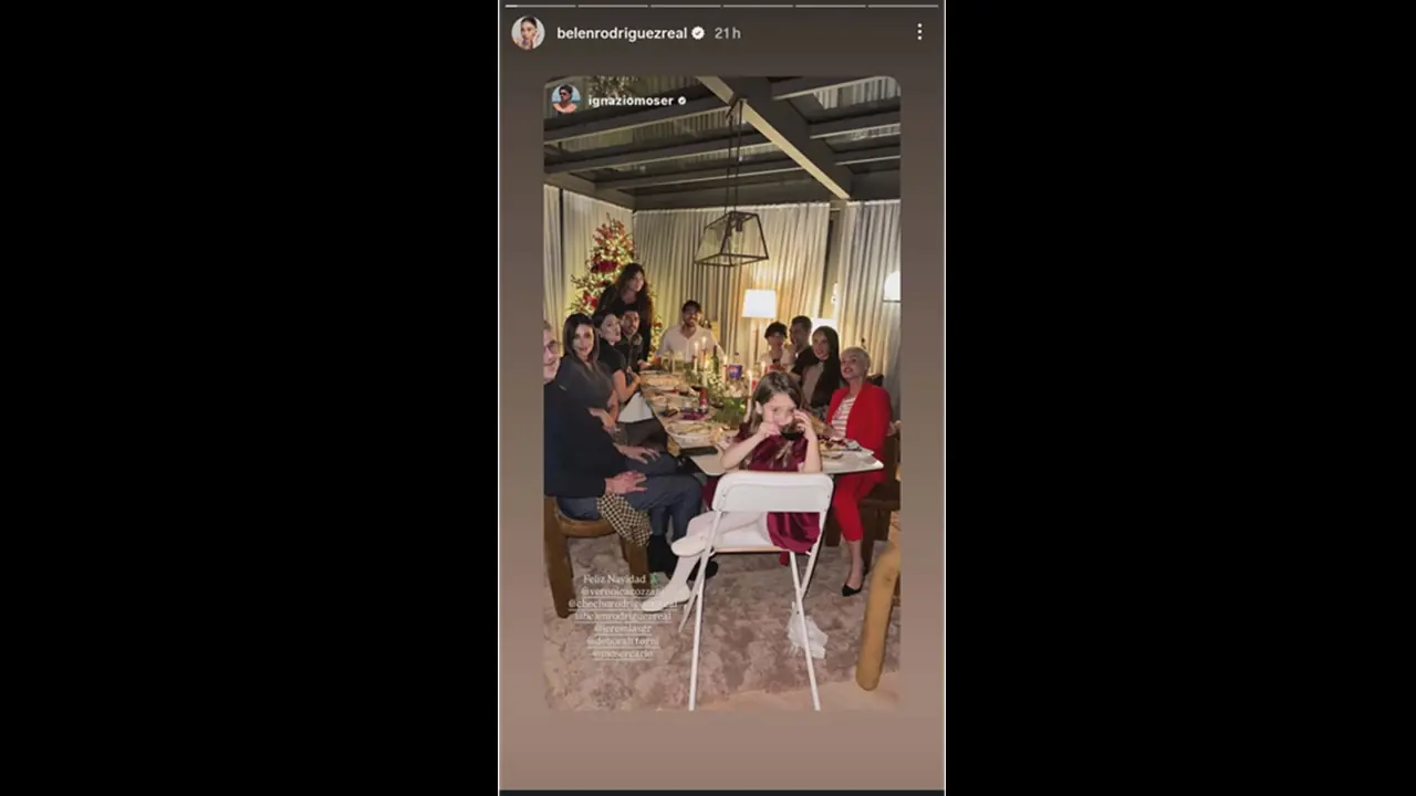 Belen Rodriguez a casa a Natale 2025