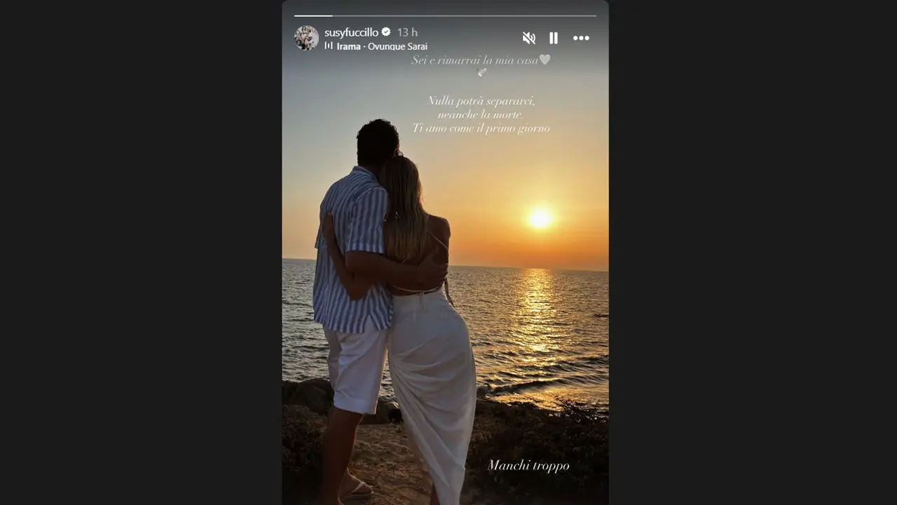 Salvatore Raciti e Susy Fuccillo sul mare