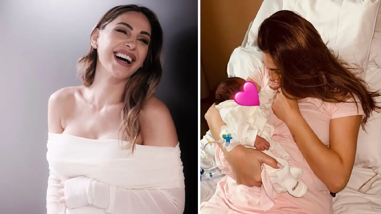 Anna Tatangelo e la figlia Beatrice