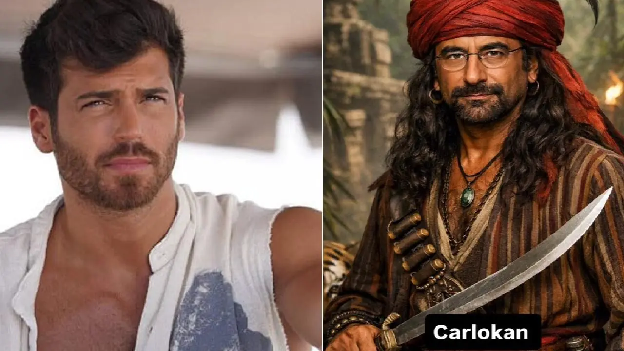 Carlo Conti e Can Yaman a Sanremo