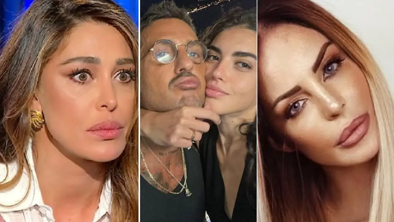 Collage di Fabrizio Corona, Belen, Nina Moric e Sara Barbieri