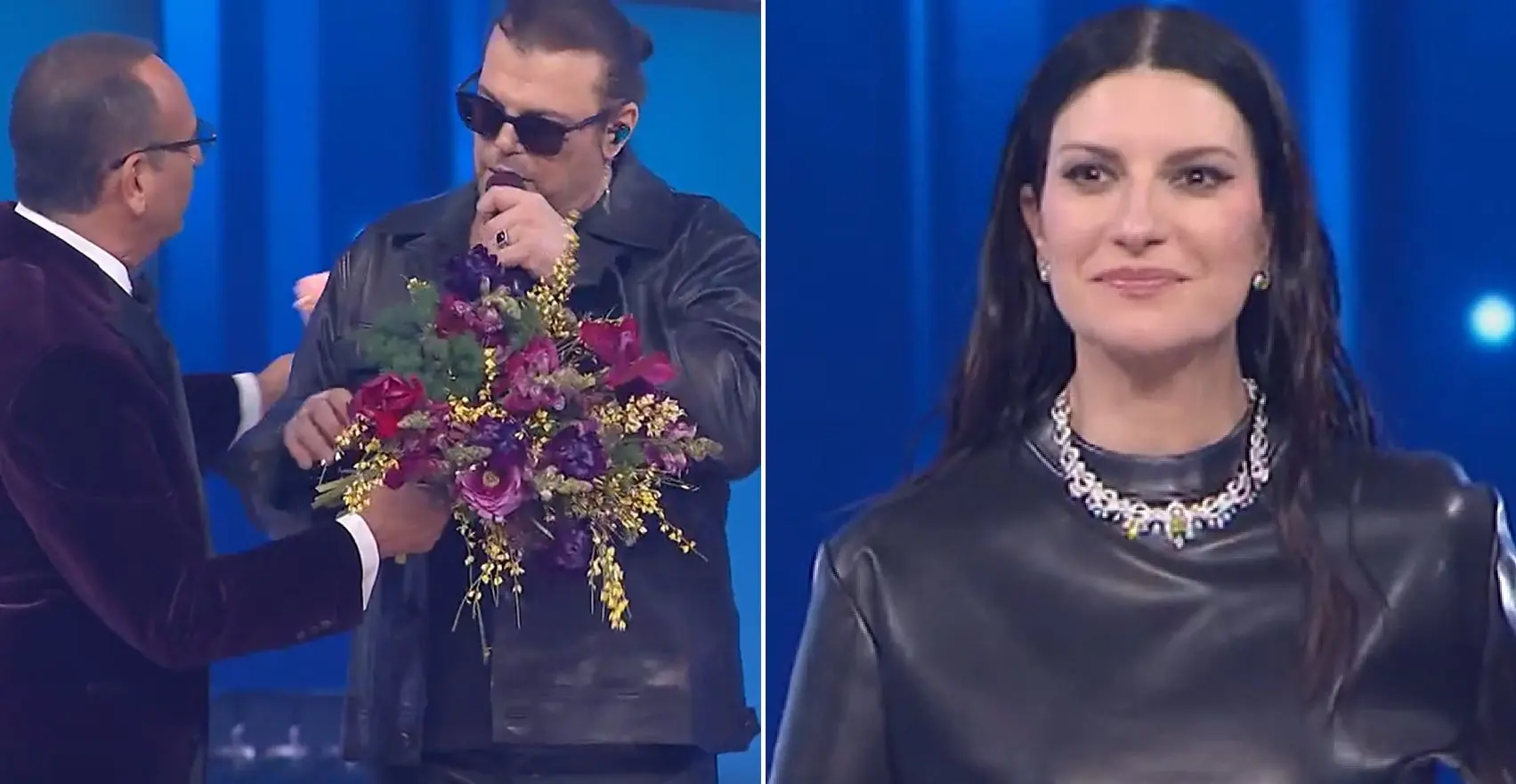 Gianluca Grignani a Sanremo contro Laura Pausini