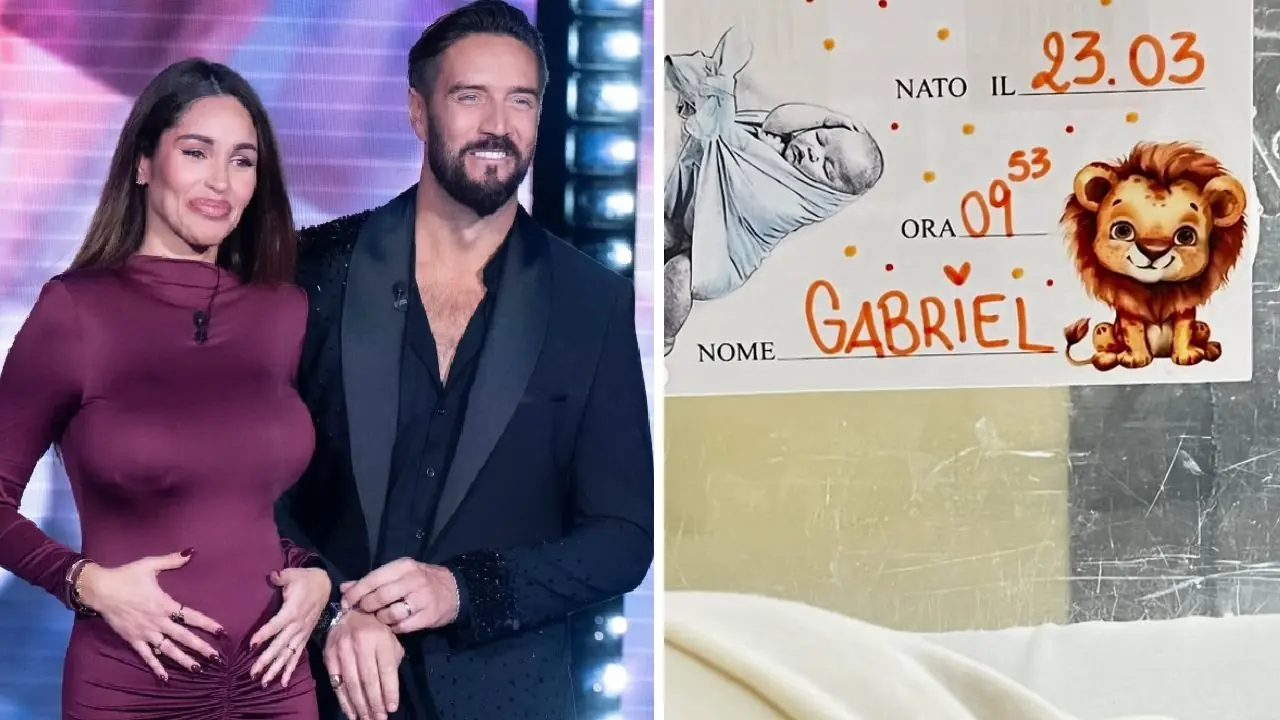 Alex Belli e Delia Duran hanno accolto il figlio Gabriel