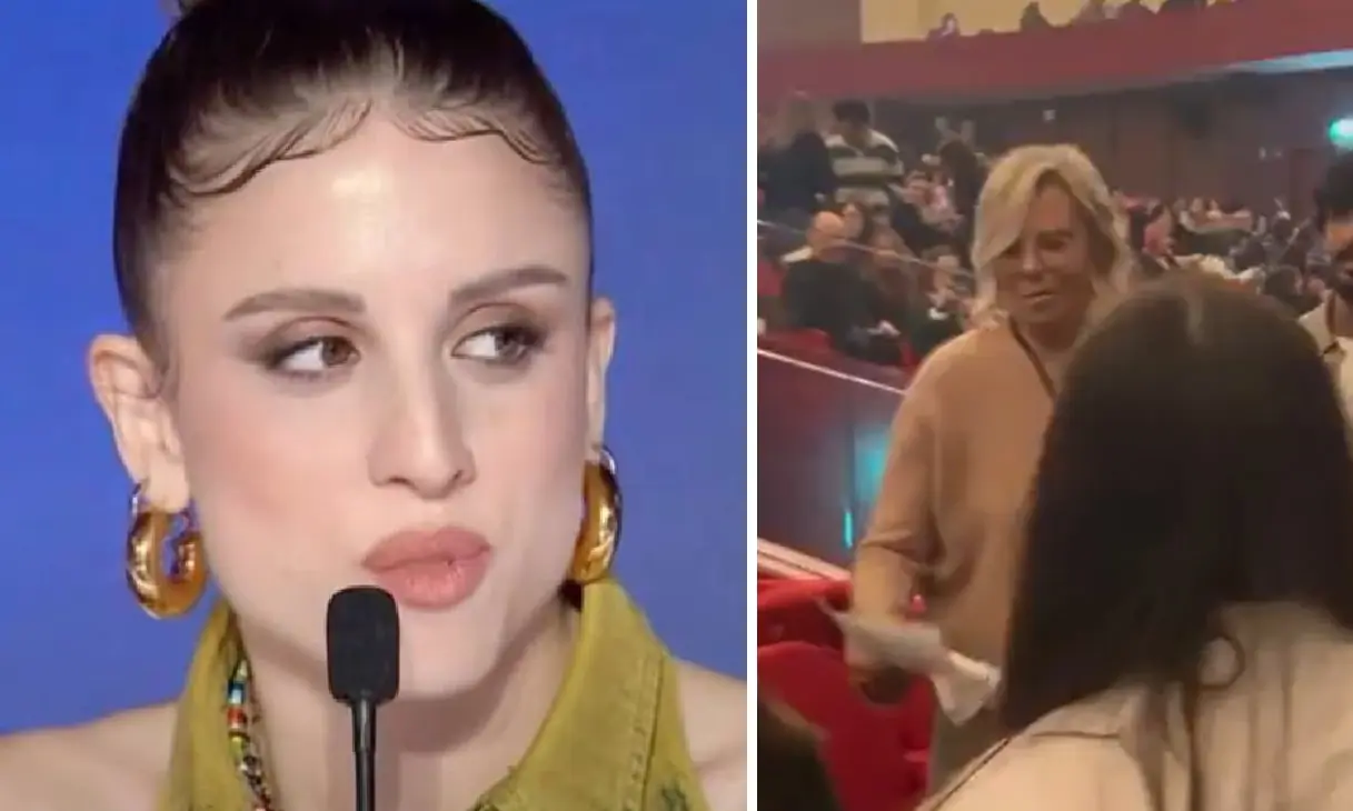 Angelina Mango e Maria De Filippi al concerto