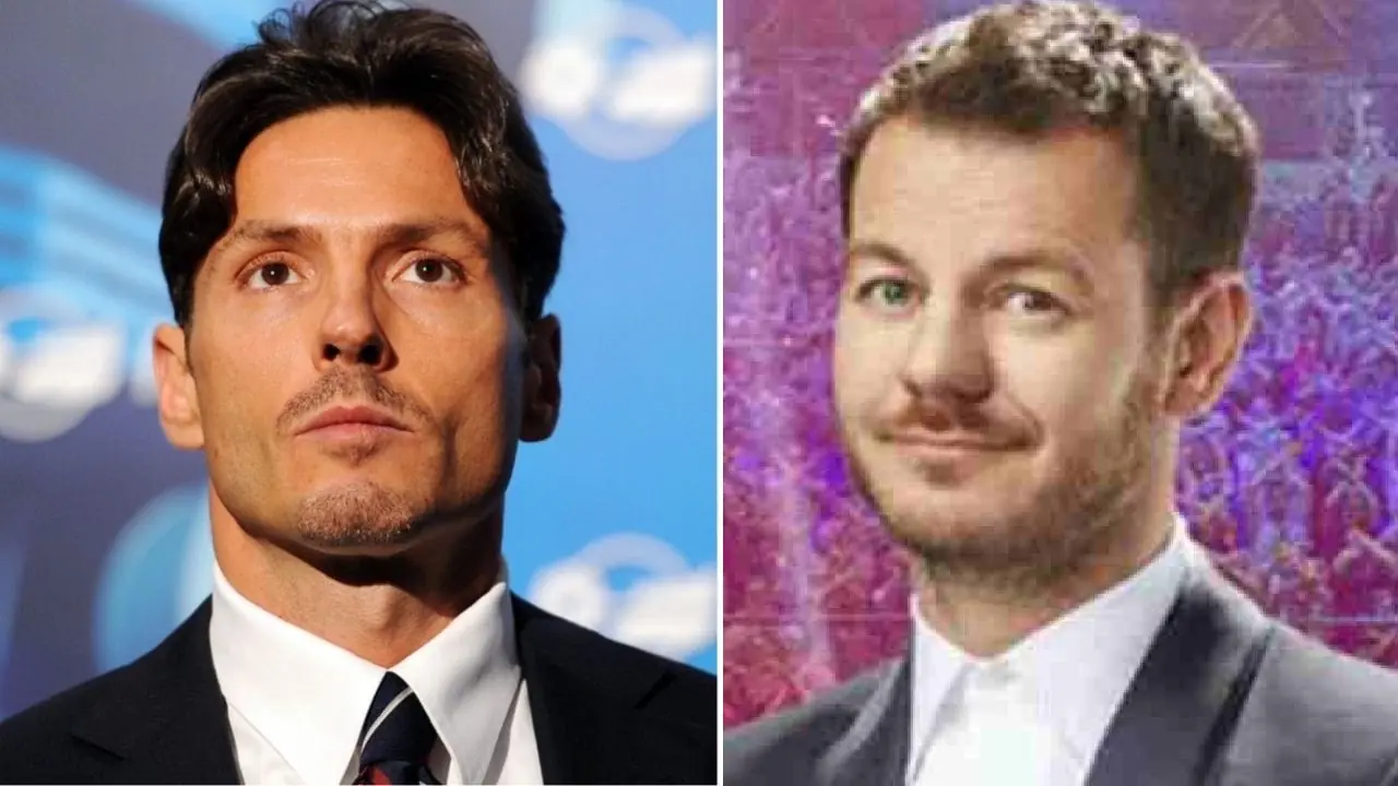 Collage Cattelan Berlusconi