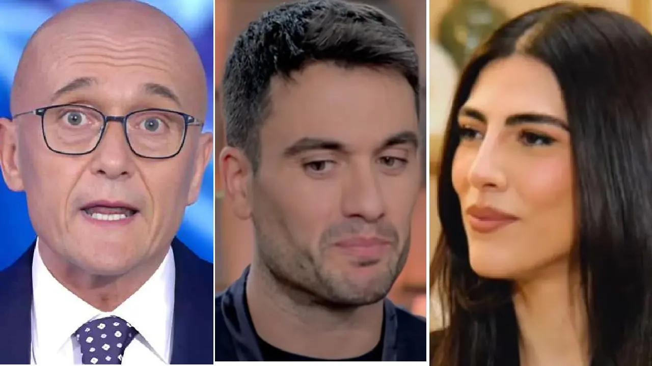 Collaga tra Giulia Salemi Pierpaolo Pretelli e Alfonso Signorini